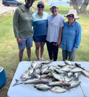 Family Enjoyed Crappie Fishing - Lewisville, TX.