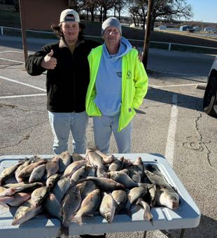 Early mornings on Lake Lewisville are perfect for casting lines and chasing bites.