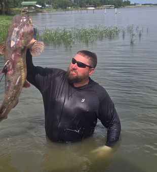 Monster flathead catfish caught at Lake Tawakoni!