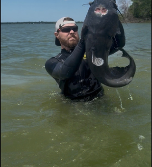 Monster catfish landed at Lake Tawakoni!