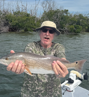 Cape Coral redfish ready for the photo!