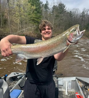 Beautiful rainbow trout from Brethren MI waters!