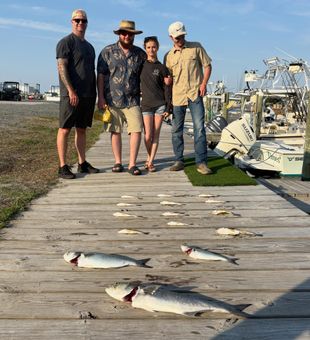Wanchese bluefish making for an excellent day!