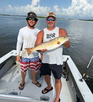Bay Pines redfish action delivers the goods!
