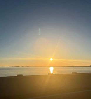 Golden sunset views from Fort Walton Beach tours.