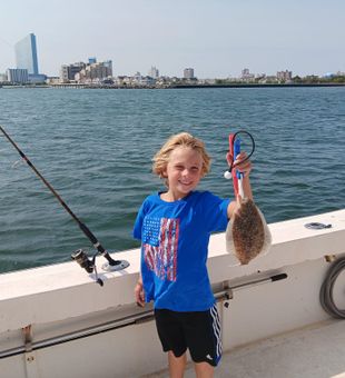 Brigantine bliss: Hooked on serenity.