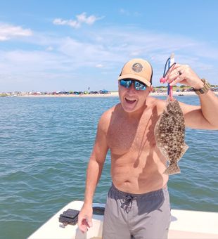 Brigantine tranquility: Lines dance.