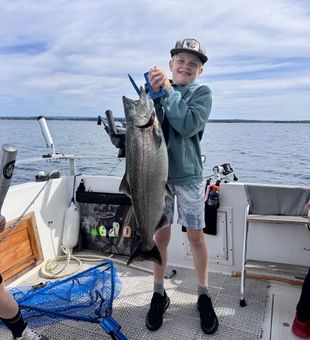 Nice Chinook salmon from Mexico NY waters!