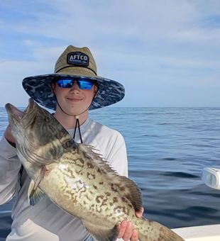 Productive fishing in the Atlantic waters of Georgia with calm seas and steady action.