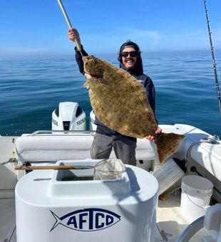 Big flounder bite San Diego offshore