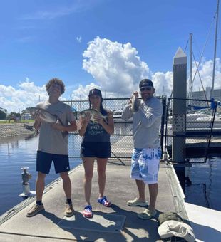 Sunny day Redfish and Jack Crevalle catch!
