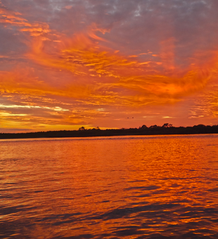 Perfect evening on the water at Daytona Beach!