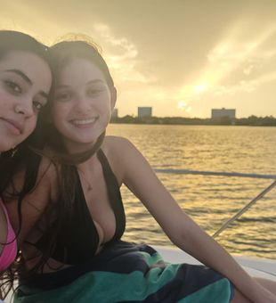Perfect sunset cruise vibes in Miami!