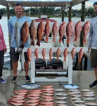 Red Snapper joy with King Slayer Charters!