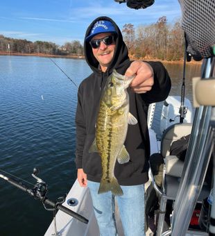 Nice bass caught in Gainesville GA waters!