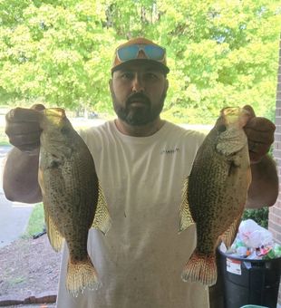 Double crappie success in Mocksville NC!
