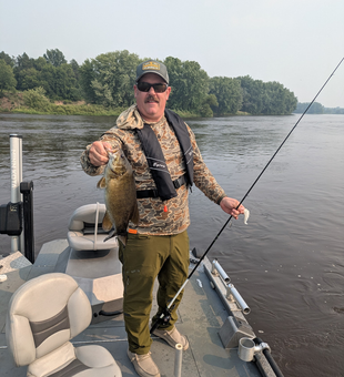 Early morning bass from the river