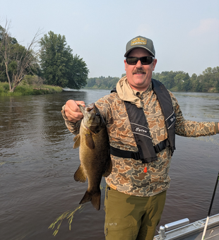 That’s a tank of a smallmouth!