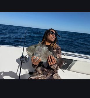 Large triggerfish caught by my customer today 12-13-2025
