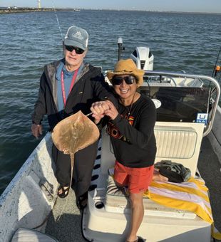 Big Galveston Bay stingray catch.