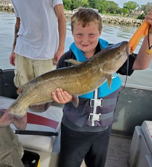 This Kid Is Having A Blast! Catfish in Ohio