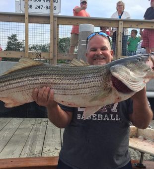 From shore to sea: Massachusetts Stripers fishing.