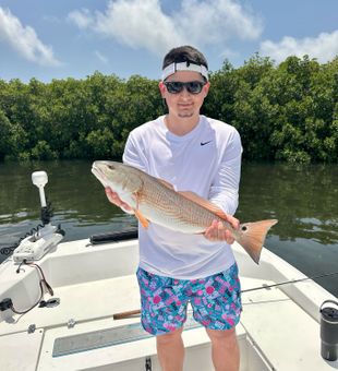 Reeling in the day’s adventure along the river