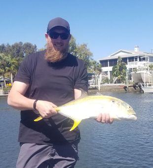 Bright Jack Crevalle action on Florida fishing charters!