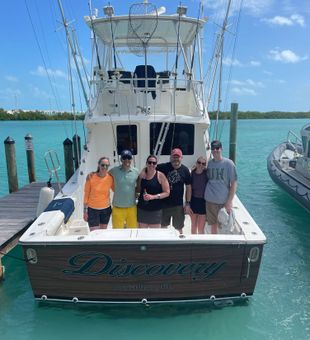 Smiling crew aboard Discovery!