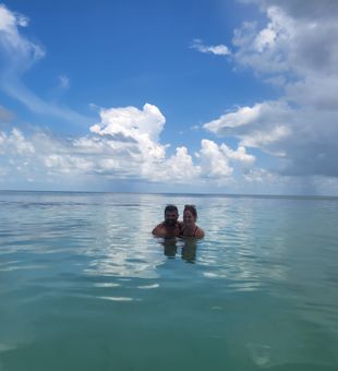Sand bar escapades in Key West, FL