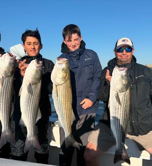 Striped Bass thrills await every angler.