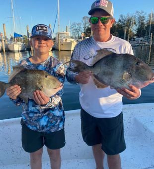 Hooked Some Nice Triggerfish in Pensacola, FL