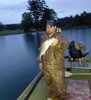 Nice Forest Inn PA striped bass from the boat!