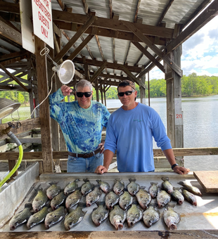 First Crappie cast magic this morning in AK!