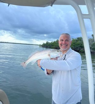 Beautiful Matlacha redfish making the day complete!