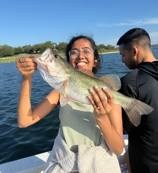 Nice bass catch on Lake Austin today!