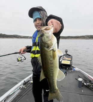 Nice bass caught at Lake Austin!