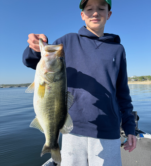 Trophy bass caught at Lake Austin!