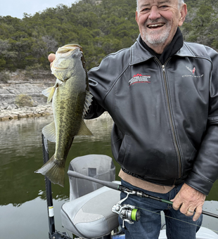 Big bass landed on Lake Austin!