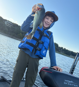 Great catch on Lake Austin today!