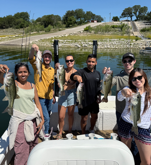 Successful fishing trip brings home the catch at Lake Austin!