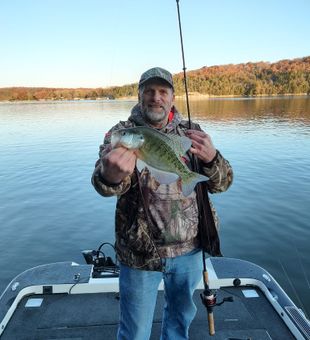Lures in, fish on, Ozark fun