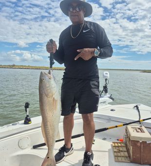 Galveston Redfish catch with Second Chance Charters!