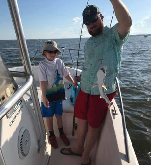 Kid Hooked a Shark in Apalachicola, FL