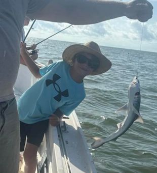 Catch shark on St. George Island fishing charters