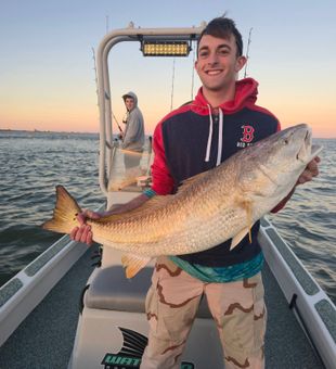 Big Point Comfort redfish making the trip worthwhile!