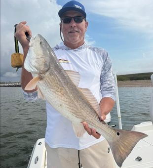 Nice Port Arthur redfish making the trip worthwhile!