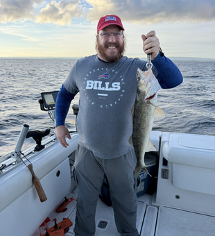Beautiful Dunkirk walleye caught trolling!