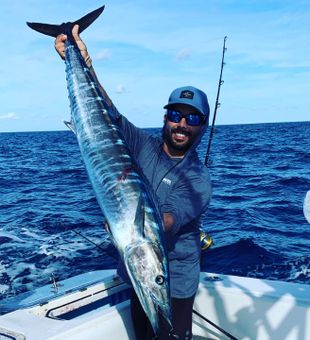 Clear skies and solid wahoo fishing in Miami