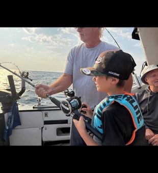 Calm waters, steady action.